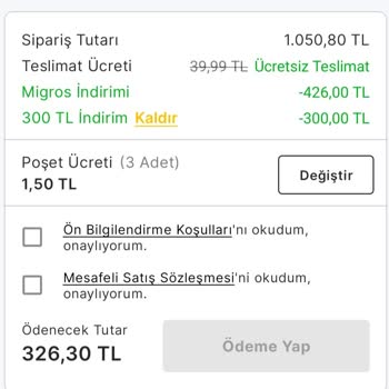 Migros Hemen'den Fazla Para Çekildi, Müşteri Hizmetleri Yetersiz!
