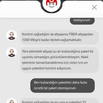 Vodafone Net Nakil İşleminde Yüksek Ücret Ve Uygunsuz Tarife Mağduriyeti