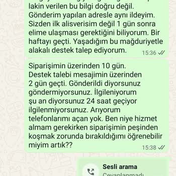 Siparişim Teslim Edilmedi, Müşteri Hizmetleri İlgisiz Kaldı Ve Engellendim