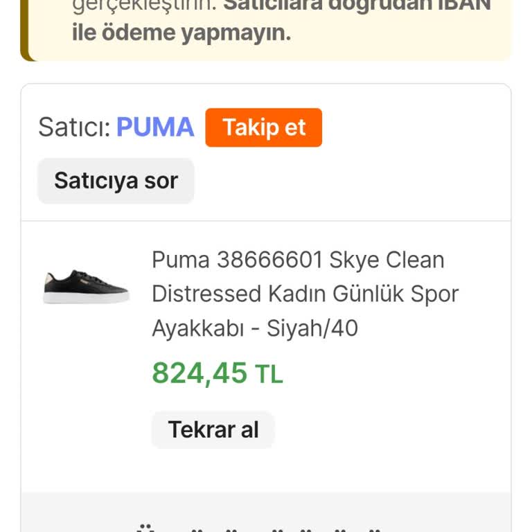 Puma Kampanyalı Ayakkabıyı Ucuz Sattı Diye Siparişimi İptal Etti