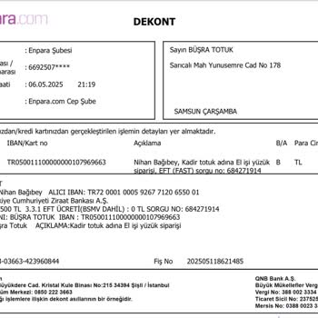 Ödemesi Yapılan Yüzüğe Cevap Alınamıyor