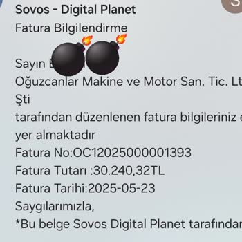 Bilgim Dışında Fatura Gönderimi Ve Yetkisiz Alışveriş Bildirimi
