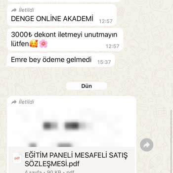 İzinsiz Sertifika Ve Israrlı Ödeme Talepleriyle Mağdur Edildim
