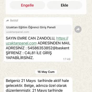 İzinsiz Sertifika Ve Israrlı Ödeme Talepleriyle Mağdur Edildim