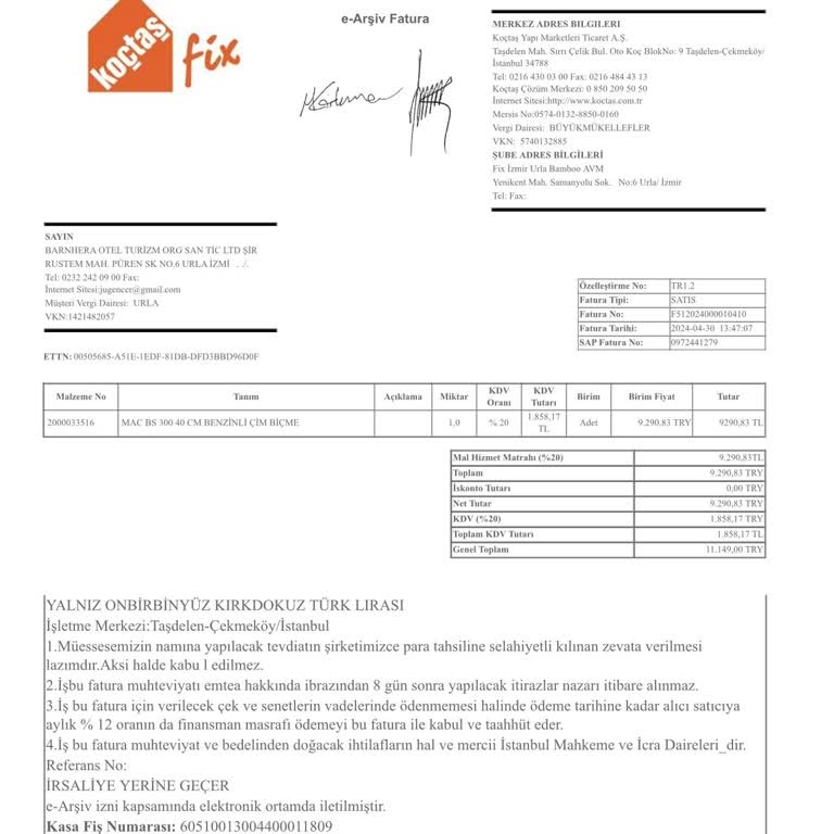 Garanti Kapsamında Olmayan Çim Biçme Makinesi Tamiri Sorunu