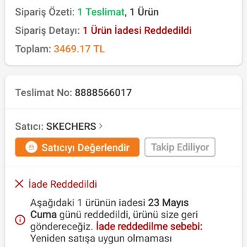 Ayakkabıda Oluşan Deformasyon Sonrası Destek Alamadım