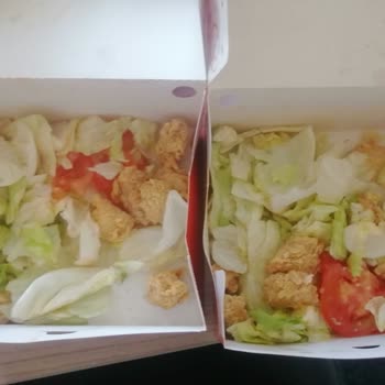 Popeyes'tan Gelen Bayat Ve Eksik Salata Hayal Kırıklığı Yarattı