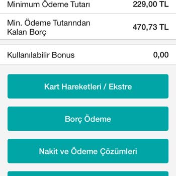 Ödenen Kredi Kartı Borcum Hala Silinmedi