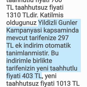 Taahhütlü Fiyat Yerine Taahhütsüz Ücret Yansıtıldı Müşteri Hizmetlerine Ulaşamıyorum