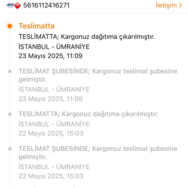 Aras Kargo Teslimatı Sürekli Geciktiriyor