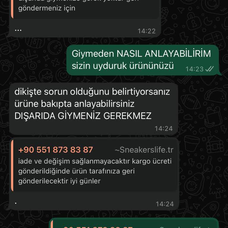 Ayakkabı Dili Ve Dikiş Hatası Sonrası İade Sorunu