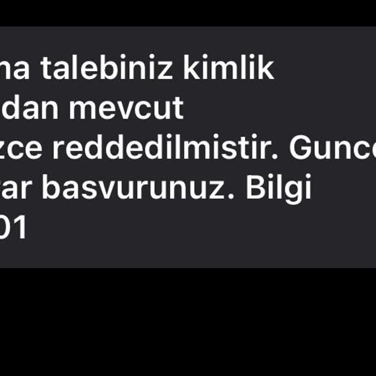 Kimlik Uyuşmazlığı Nedeniyle Hat Taşıma Mağduriyeti