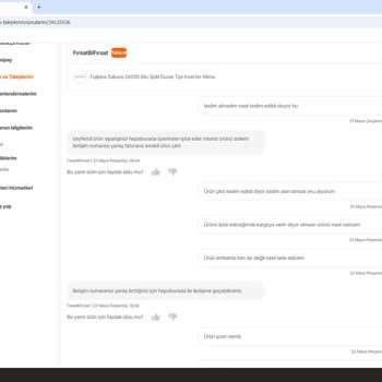 Teslim Edilmeden Teslim Edildi Gözüken Ürün Mağduriyeti
