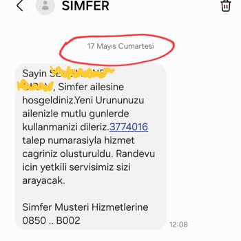 Simfer Midi Fırın Çalışmıyor Servis Gelmiyor Müşteri Hizmetleri Çözüm Sunmuyor