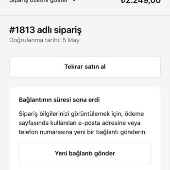 Siparişim Gönderilmedi, İletişim Kurulamıyor