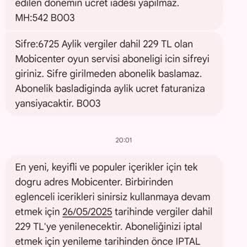 Onayım Olmadan Yapılan Abonelik Ve Faturama Yansıyan Ücret
