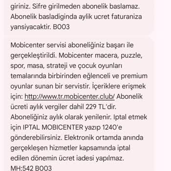 Onayım Olmadan Yapılan Abonelik Ve Faturama Yansıyan Ücret