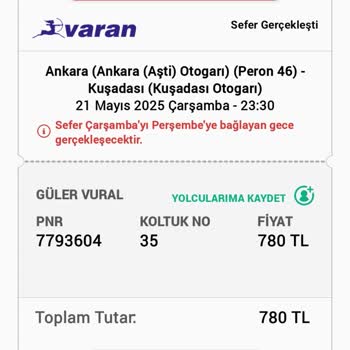 Varan Turizm Mola Sonrası Otobüs Beni Eşyalarımla Bırakıp Gitti!