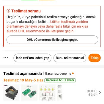 Temu İki Ayrı Siparişi İki Adrese Teslim Edemedi İletişim Sağlanamıyor