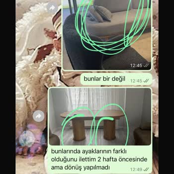 Mobilya Teslimatında Model Ve Renk Hataları, Ek Ücret Talebi