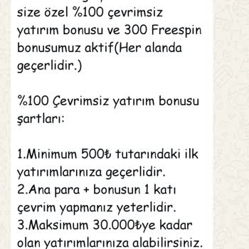 Bonus Vaadiyle Yatırım Sonrası Desteksiz Kaldım