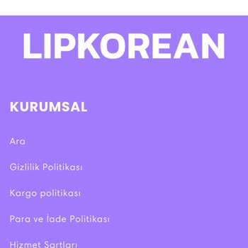 Lipkorean Ürünlerin Sitedeki Görselle Hiç Alakası Yok