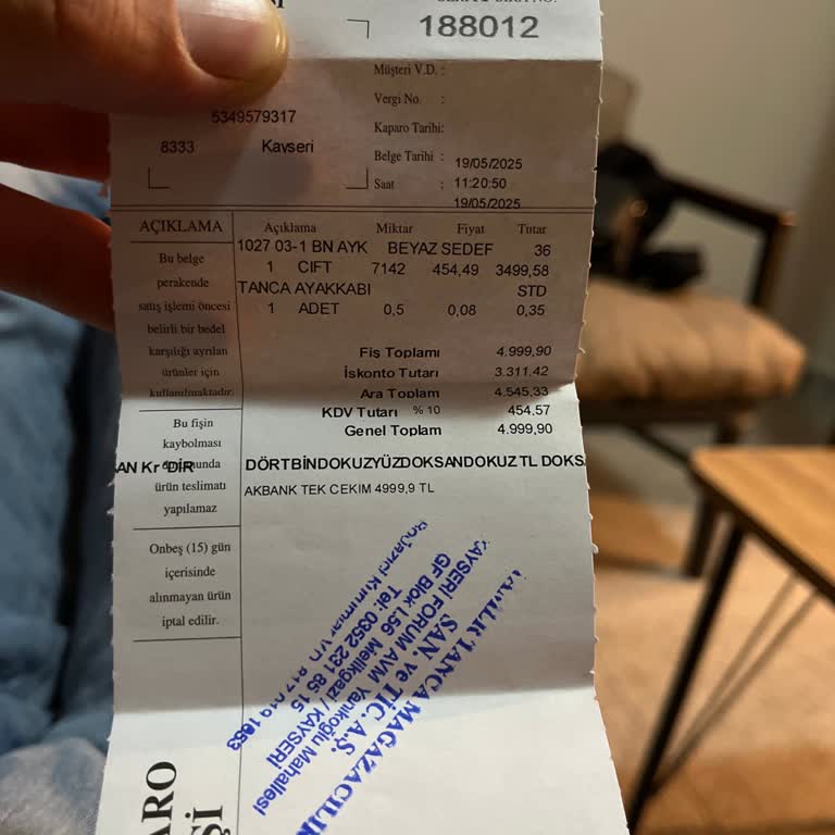 Satın Alınan Ayakkabının Numara Uyumsuzluğu Ve İade Sorunu