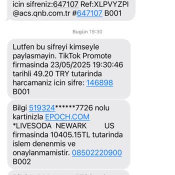 Kredi Kartımdan İzinsiz Alışverişlere Bankadan Yetersiz Güvenlik Ve Bilgilendirme