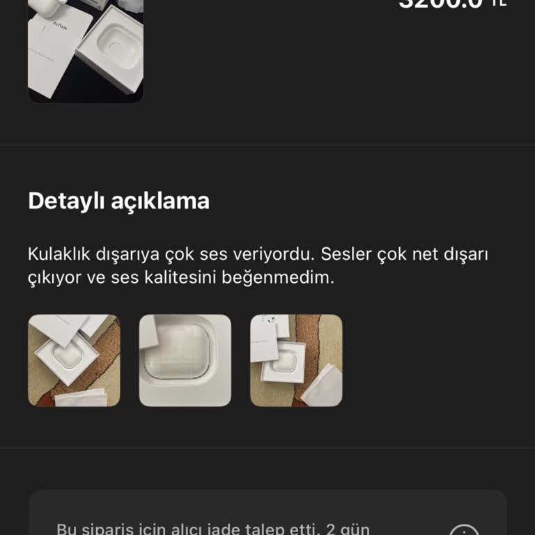 Kullanılmış Ürünü İade Eden Alıcıya Rağmen İtirazım Reddedildi
