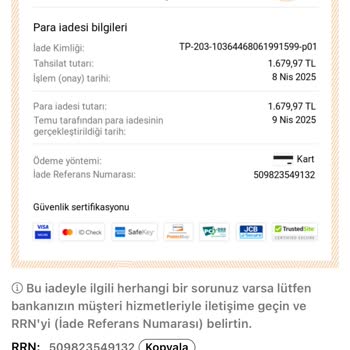 İptal Edilen Siparişin İadesi İki Aydır Yapılmadı, Müşteri Hizmetleri Yetersiz