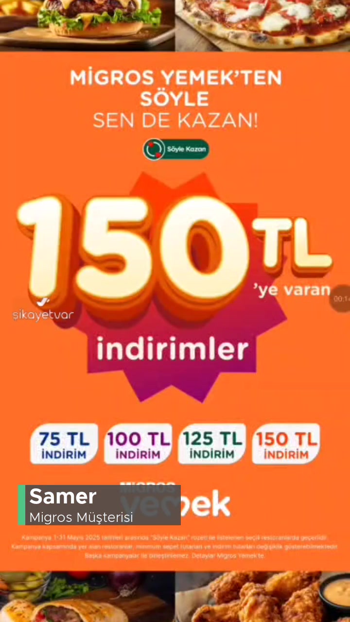 Migros Uygulama Sipariş Videosu videonun kapak resmi