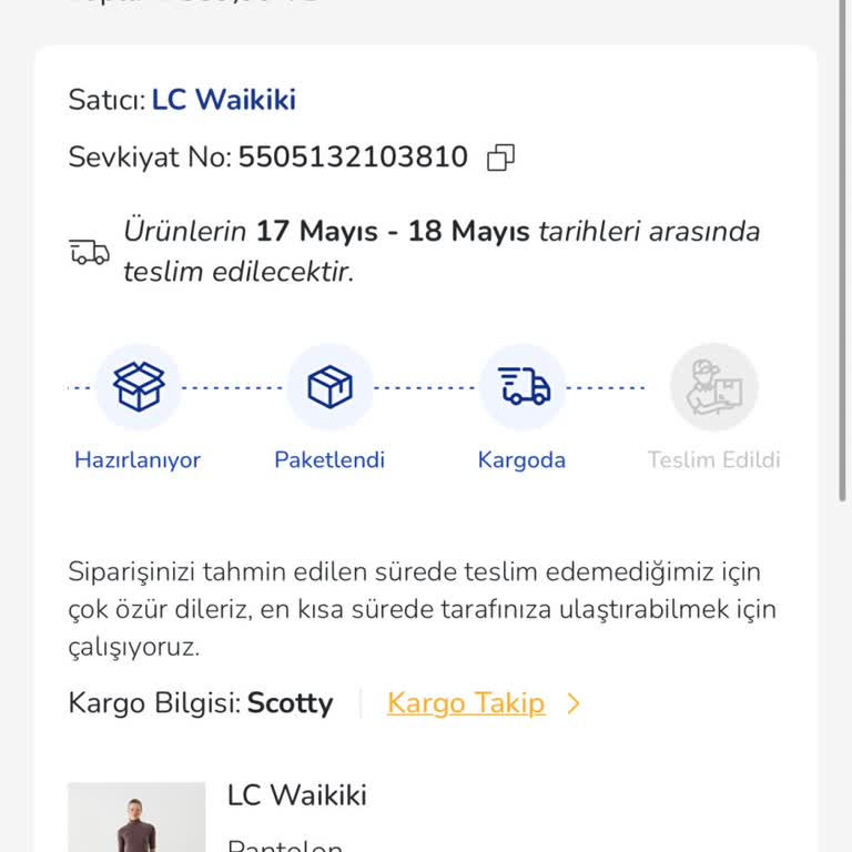 Teslimat Sorunu Ve İlgisiz Hizmet: LCW Ve Kargo Firması Hayal Kırıklığı