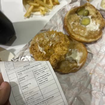 Popeyes Siparişimde Eksik Ürün Ve Yanlış İçerik Teslimatı