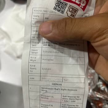 Popeyes Siparişimde Eksik Ürün Ve Yanlış İçerik Teslimatı