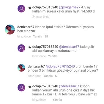 Flash İndirimde Aldığım Ürün Satıcı Tarafından İptal Edildi