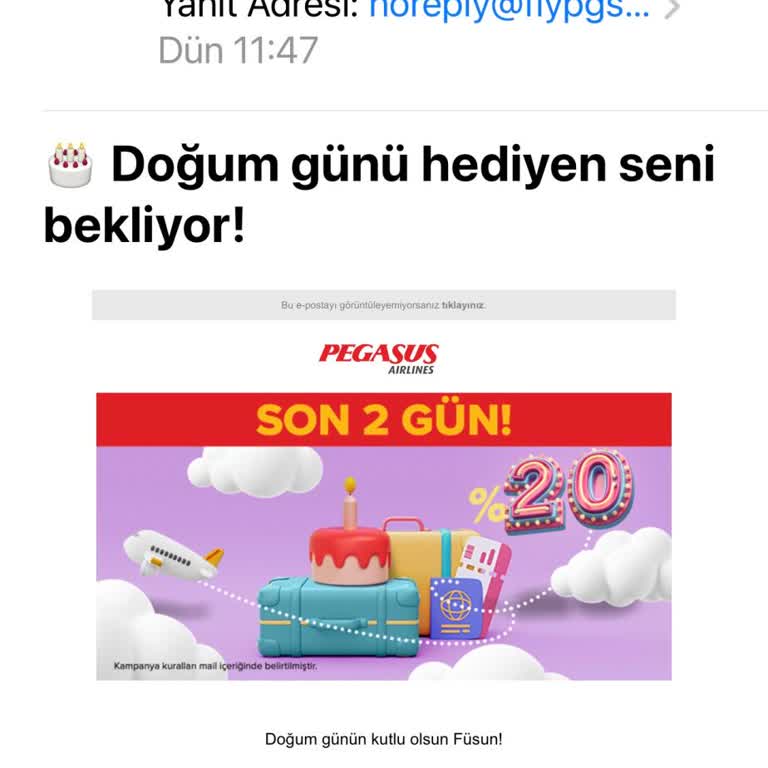 Doğum Günü Kampanyası Mağduriyeti: İndirim Hakkım Kullanılamıyor