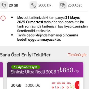 Vodafone Aynı Tarifeye %300 Zam Uyguladı, Ek Paket İstemesem De Fiyat Arttı