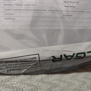 Kısa Sürede Su Geçiren Ayakkabı Ve Reddedilen İade Talebi