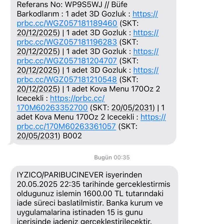 3D Filmde Görüntü Sorunu Ve Eksik İade Mağduriyeti Akasya Cineverse