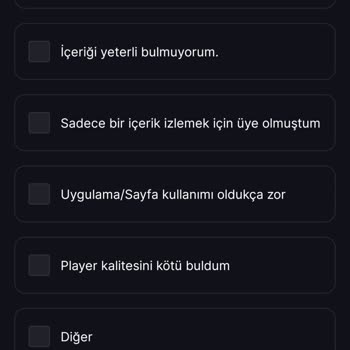 Abonelik İptali Yapılamıyor Uygulama Ve Mobil Seçenekler Çalışmıyor