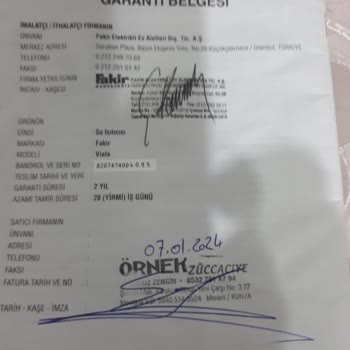 Fakir Kettle Gürültülü Ve Su Kokusu Sorunu Çözülmedi