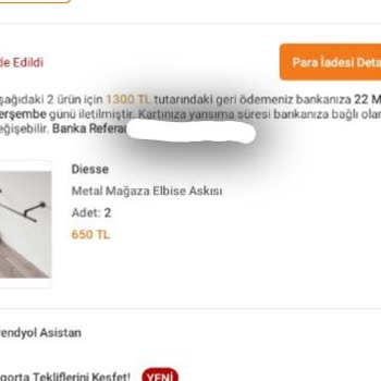 Trendyol'da 1 Aylık İade Ve Para İadesi Mağduriyeti