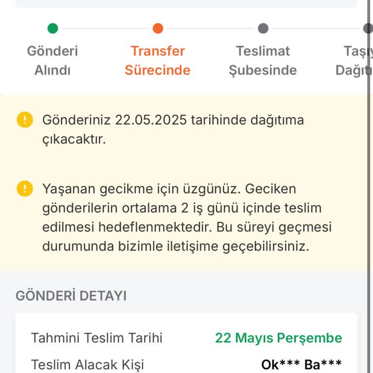 Bir Haftadır Teslim Edilmeyen Kargo Ve Yetersiz Müşteri Desteği