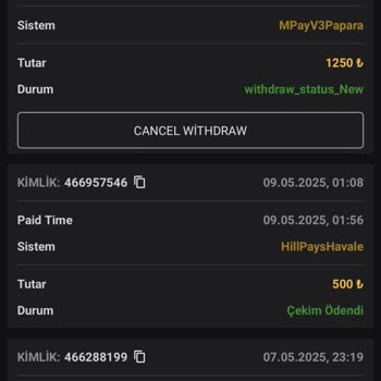 Vaycasino Kazancım İptal Edildi ve Para Çekimim Gerçekleşmedi