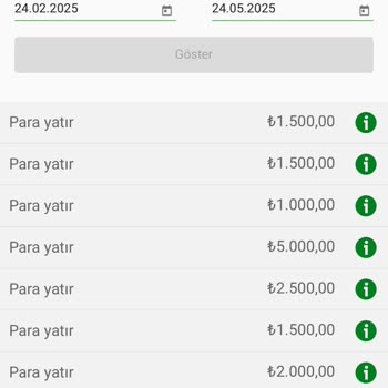 Para Yatırma İşlemim Gerçekleşmedi