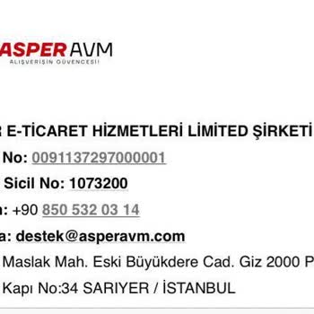 AsperAVM'den Sipariş Gönderilmedi, İletişim Kanalları Kapalı
