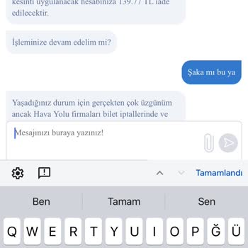 Basit İsim Hatası Yüzünden Biletlerim Yandı, Mağdur Edildim