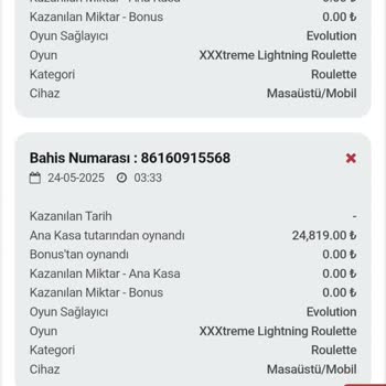 Betebet Çekim Talebim Onaylanmadan Hesabımdan Yüksek Miktarda Oyun Oynandı