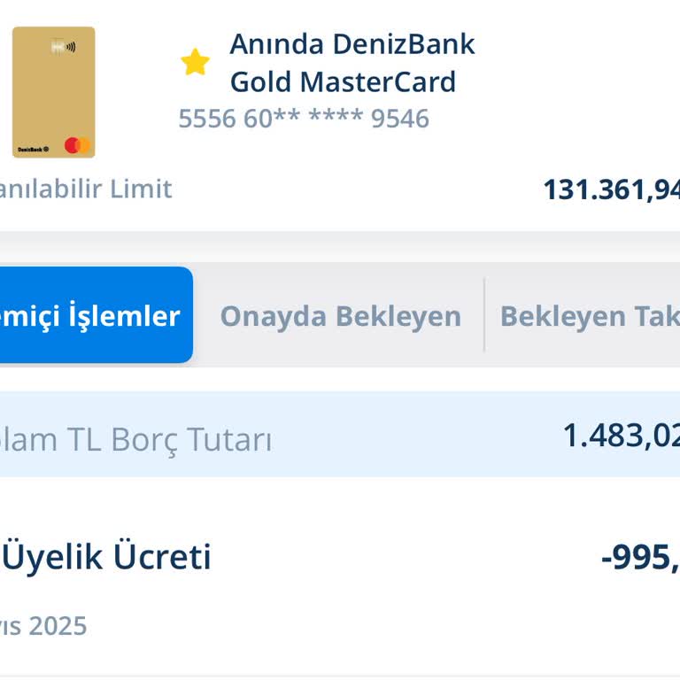 Kredi Kartı Yıllık Üyelik Ücretinin Haksızca Tahsil Edilmesi