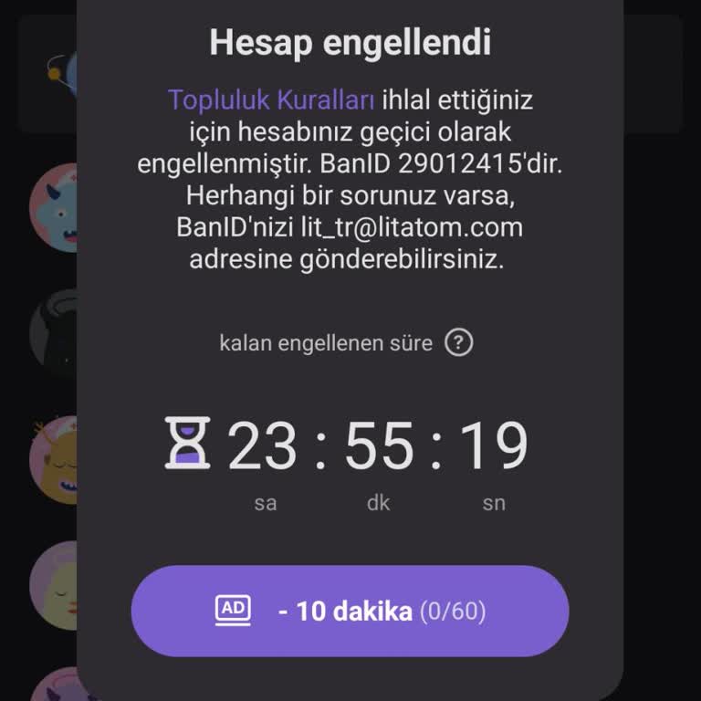 Haksız Ban Nedeniyle Hesap Erişimi Talebi